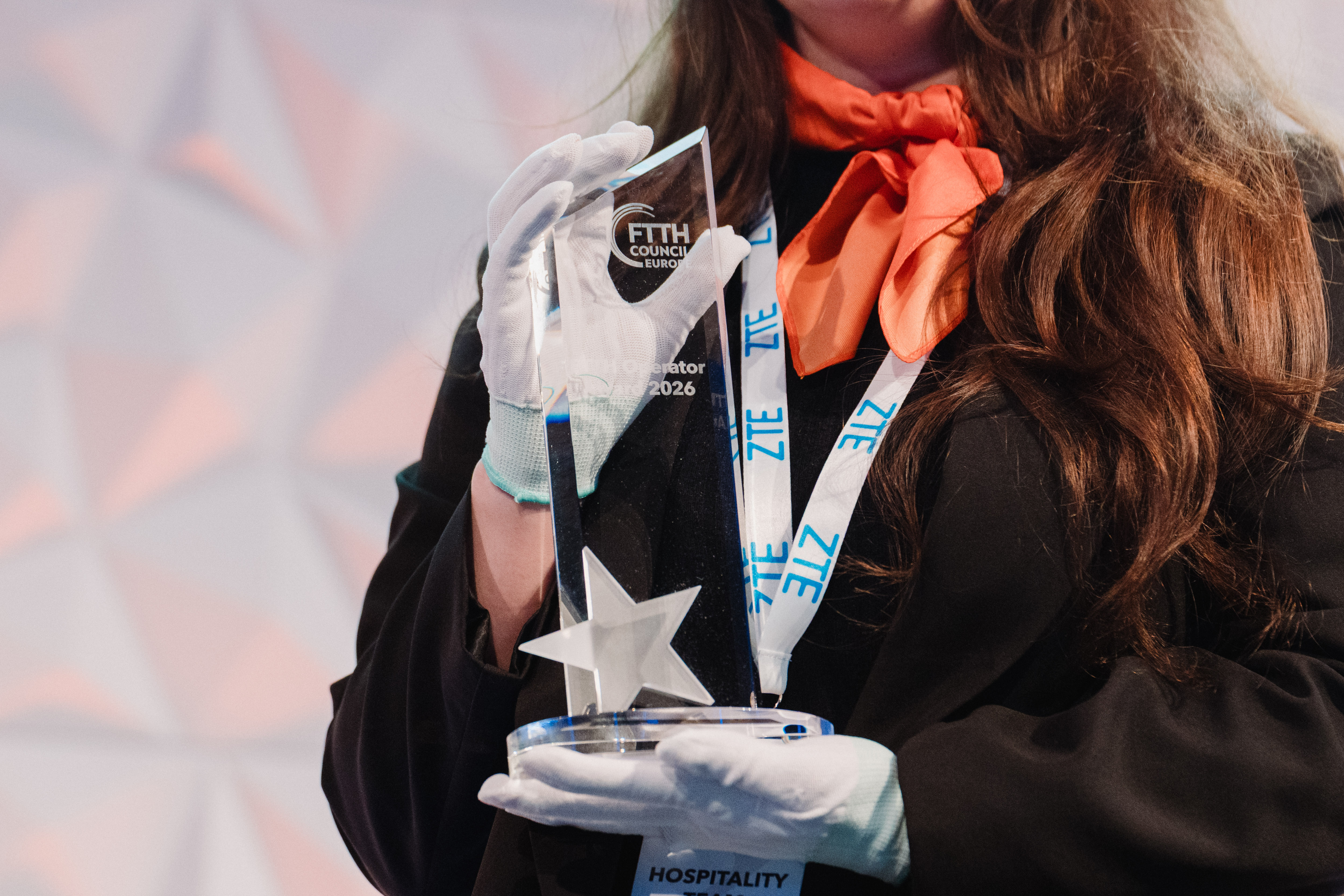 Winners on stage at a previous FTTH Conference awards ceremony
